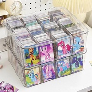 Pemegang Kad My Little Pony Kad Flash Penyusun Desktop Slot Kad Storan Slot Pembahagi Akrilik Lutsin