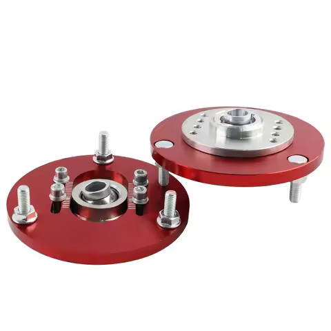 Red Front Camber Plate Upper Mount For BMW E46 3 Series E36 E46 M3 Coilover Kit Suspension Top Mount