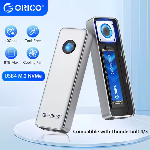 ORICO USB4 M.2 NVMe Enclosure 40Gbps High Speed M2 SSD 1TB 2TB External HD Case Hard Disk Storage Bo