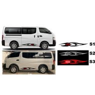 Nissan NV350 Urvan Escapade Tribal Sticker for Side