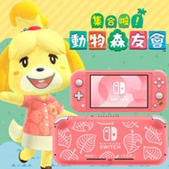 《集合啦！動物森友會》Nintendo Switch Lite 主機組合（西施惠夏威夷花紋）