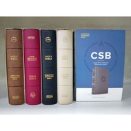 Stone | CSB Large Print Compact Reference Bible, Soft Imitation Leather