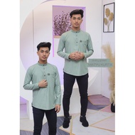 Baju kurta tangn loose lelaki dewasa(berkolar)regular fit-kain cotton(xs-2xl)slim fit auto hensem