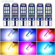 LOOKSHOW 1Pc T10 Car Bulbs Indoor Position Light 15 LED Silicone Light License Plate Waterproof Ligh