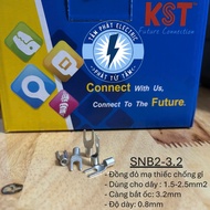 Bare Y-shaped Cos Head SNB2-3.2 KST | For Wire 1.5-2.5mm2 | Cos High Quality Tinned Copper