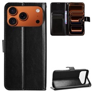 for iPhone 17 Pro Max Wallet Case Shockproof Cover Anti-lost Strap Stand Leather Case for iPhone 17 