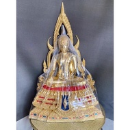 Wat Phra Si Rattana Mahathat  Phra Buddha Chinnaraj Bucha 成功佛 (供奉型)，尺寸：22.5寸高X16寸脚（9寸脚金身）