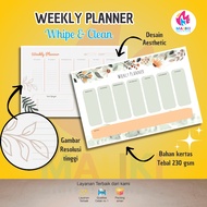Weekly Planner a3+ Wipe & Clean