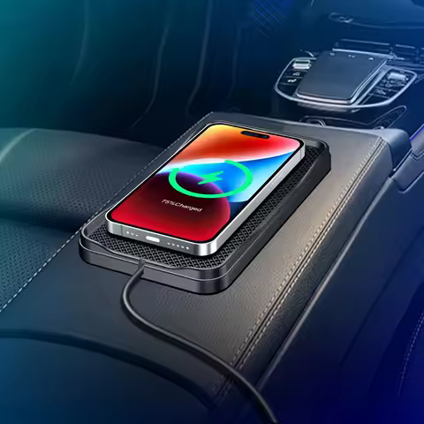 15W Wireless Charger Car Fast Charging Pad for iPhone 14 13 12 11 Pro Xs Max X XR 8 Plus Ulefone Doo