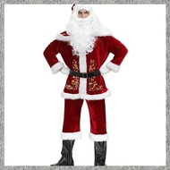 Adult Santa Costume Christmas Costumes Santa Claus Cosplay Party Suit for Boy Kids Children Cosplay