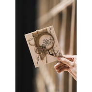 Greeting Card/Wedding Card/Postcard/Birthday Card: Happiness is homemade