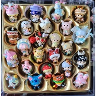 [sg seller] authentic handpainted popmart popbean figurines diy keychain handphone crossbody strap