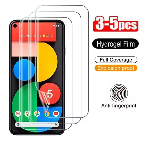 3-5Pcs Hydrogel Film For Google Pixel 3 5 3A 6 Screen Protector For Pixel 6A 7 7A 4 XL 4A 5A