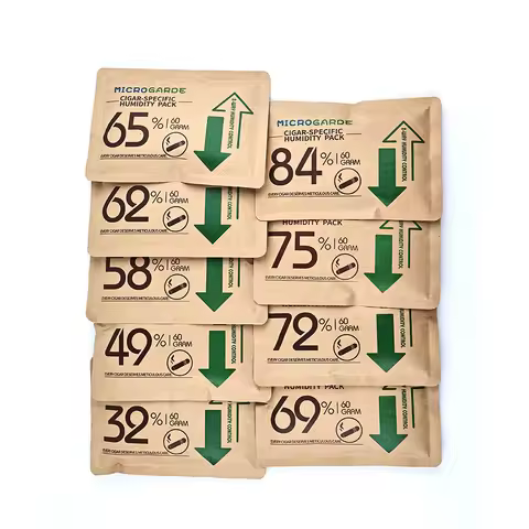 Factory Direct size 60g RH 58% 62% 69% upgraded humidor cigar hydration 2 way humidity control packs