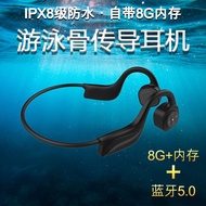 Headphones &amp; Headsets☃☃⊕Bone conduction headset IPX8 professional waterproof bluetooth headset sense swimming diving ou