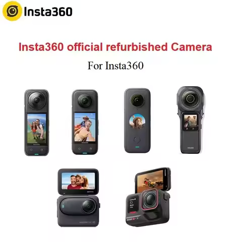 Insta360 Official Refurbished X4 /X3 /X2 /GO 3S/ ACE PRO 2 Action Camera 4K 8K Waterproof Stabilized