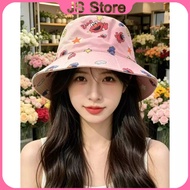 JS~Emol Cartoon Print Fashion Cute Fisherman Hat Unisex