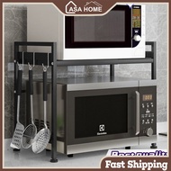 CASA Microwave Rack Oven Rack Kitchen Rack Stainless Steel Storage Rack Rak Dapur