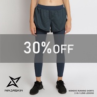 Ninjaskin WOMEN RUNNING SHORTS 2in1 WITH LONG LEGGINGS