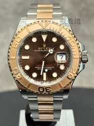 【輕奢優雅】95新 ROLEX 勞力士 遊艇名仕型 YACHT MASTER 126621 CHOCO 126621-0001 遊艇 間金 金鋼 巧克力色