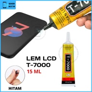 0k77 LEM Touchscreen LCD 15ml T-7000 Hitam B-7000 Bening