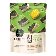 [CJ] Bibigo Seaweed Crispy Chip Savory Corn Korean Snack Food 40g x 2ea