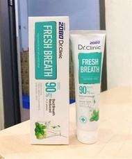 現貨 韓國 2080 Dr. Clinic 口臭專用護理牙膏 120g