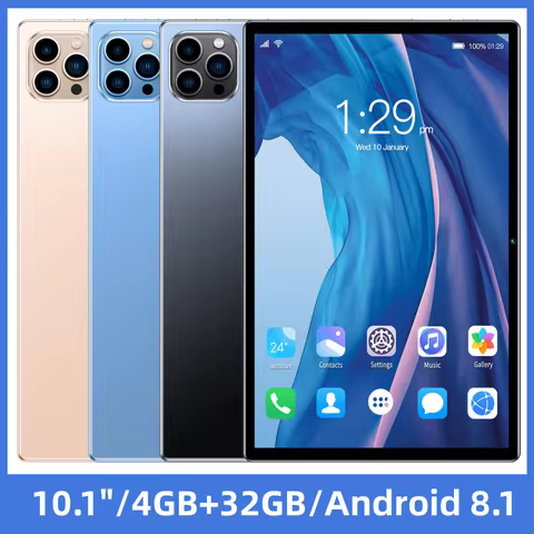 2026 Big Sales Type-C 10.1 Inch 4GB RAM 32GB ROM M31 4G Phone Cal Tablet Android 8.1 MT6750 Quad-Cor