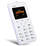 AIEK C6 1.0 INCH CARD PHONE BLUETOOTH 2.0 CALENDAR ALARM CALCULATOR (PURPLE)