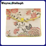 【Wayne_Stella】Jewelry Storage Bags Silk Chinese Tradition Pouch Purse Gifts Jewels Organizer (Random