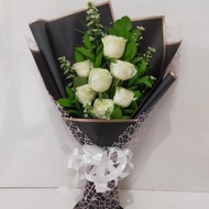 HAND BOUQET FLOWERS/ BUKET BUNGA MAWAR ASLI/ BUKET MAWAR WISUDA BOGOR