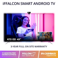 iFFALCON K72 Pro AiPQ 4K QUHD Chromecast Smart TV 43 inch 4K QUHD Android Television