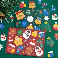 [SG]  🎅 🎄Christmas Greetings Card (14 pcs/set) Tree Decor Cards Gift Box DIY Cute Message Card XMAS Party⛄ 🎁