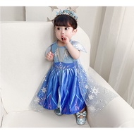 Kame Dress For Baby Girl Alice Princess Dress cotton 90-130cm(1-7Y) frozen costume dress frozen 2 Elsa princess dress for girl's Kids Halloween birthday Christmas  dress W917