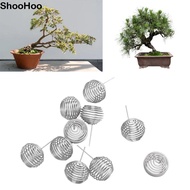 SHOOHOO 10pcs Bonsai Baskets, Fertilizer Tool Stainless Steel Gardening Fertilization Baskets, Small