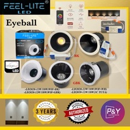FEEL LITE LED Eyeball / Spotlight ( Hight Quality) 12W/18W (LD-2020 BK/GBK/WH)