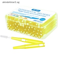 # NEW # 60toothpick dental Interdental brush 0.6-1.5mm oral care orthodontic tooth floss .