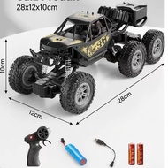 RC Kereta 6 Roda Offroad Climbing Car 2.4G 6WD Rock Crawler Alloy Body Car Mainan Budak Lelaki