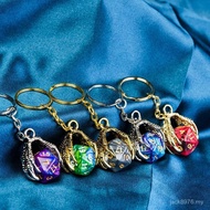 D20 Dice Keychain Running Group Dice Cthulhu Dice Pendant 20 Sides Dice Pendant dnd Necklace Pendant