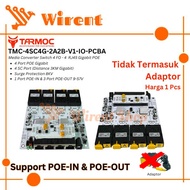 Tarmoc TMC-4SC4G-2A2B-V1-IO-PCBA | Media Converter 4 FO 4 LAN / 4FO 4LAN 4SC 4LAN 4 SC 4 LAN Gigabit