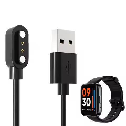 Smartwatch Dock Charger Adapter USB Charging Cable Cord for Realme Watch 3/3 Pro Power Charge Wire 3