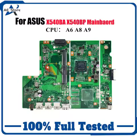 X540BP Laptop Motherboard For ASUS VivoBook A540B X540BA X540B D540B F540B R540B X540BP Notebook Mai