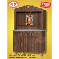 4FT Almari Sembahyang indian Altar Prayers Cabinet Hindu Prayer Cabinet Meja Sembayang Hindu