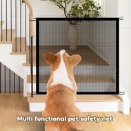 Dog Cat Pet Fences Magic Door Magic Cat Gate Folding Safety Net Door Guard