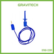 [Gravitechthai]2mm Banana to Clip Jack Cable 50cm-Blue
