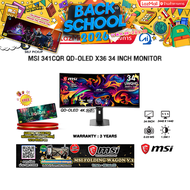 [ผ่อน 0% 10 เดือน]MSI MPG 341CQR QD-OLED X36 34 INCH MONITOR (QD-OLED 4K 360Hz)/ประกัน 3 Years