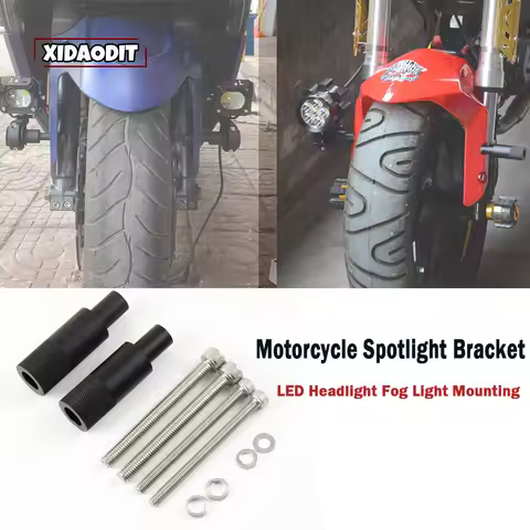 Motorcycle lower Fork Spotlight Holder Light lamp Mounting bracket For SYM CRUISYM α JOYMAX GTS 125 