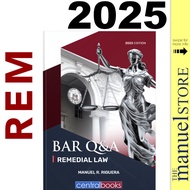 Bar Q&A (2025 Ed.) - Remedial Law - Prof. Manuel Riguera - Central - Questions and Answers