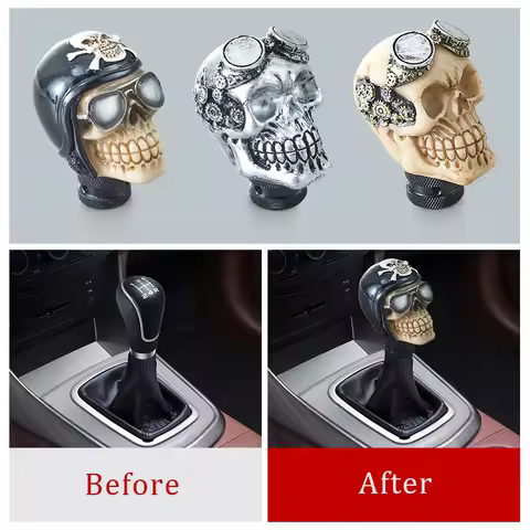 Automatic Gear Shift Knob Skull Personalized Modification sport Lever Gear Stick Universal Manual He