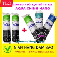 COMBO 5 LÕI LỌC NƯỚC AQUA - THAY CHO 9 THÁNG